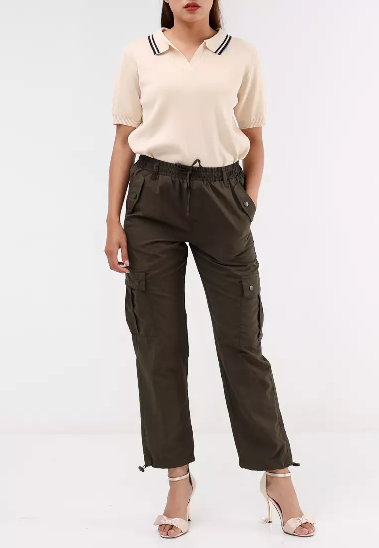 Colored Cargo Pants Ladies