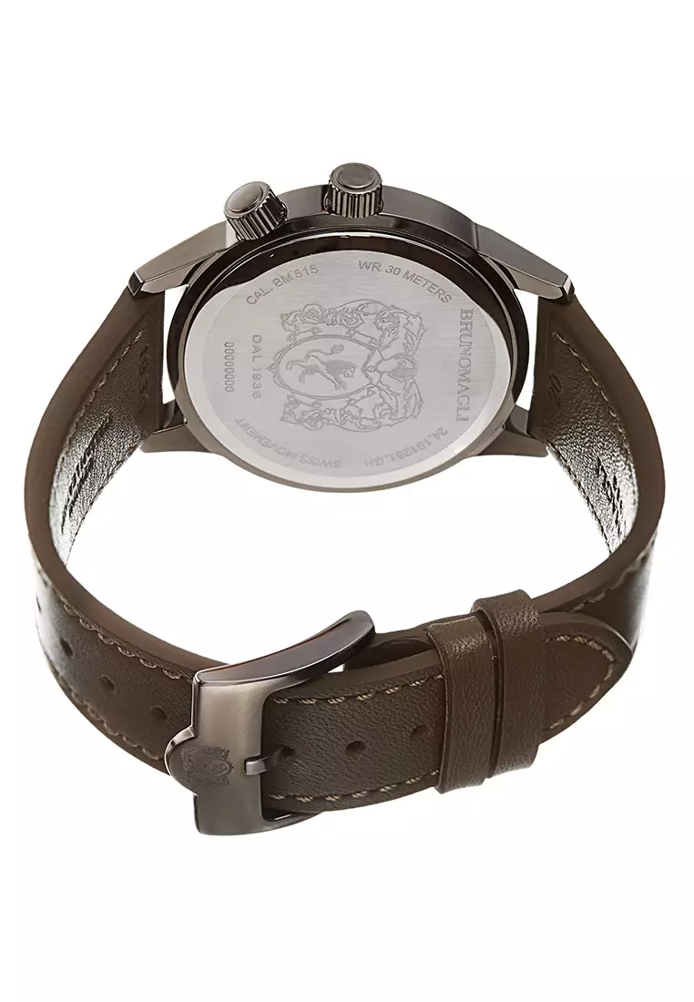 Bruno Magli Vittorio 24.191281.GH Jam Tangan Pria Swiss Analog