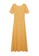 Mango yellow Side Slit Knit Dress BF3B6AAC22C6A0GS_5