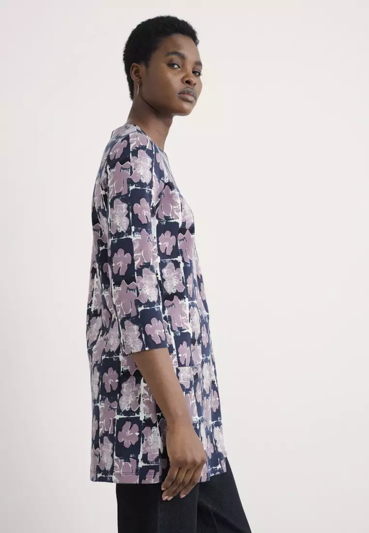 Seasalt Cornwall Navy Tall Waves Tunic