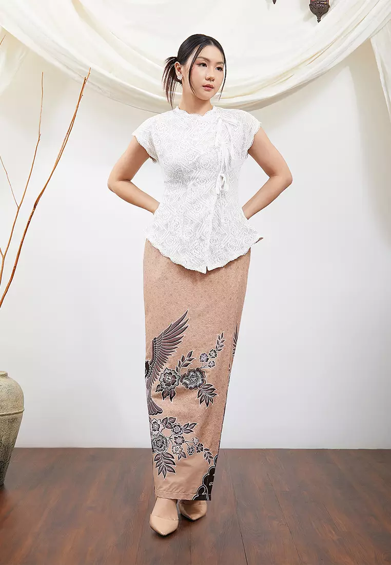 Enzy Batik Rok Batik Jayanasa - Peach