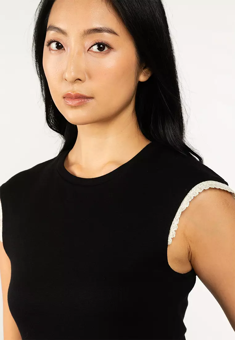 Lace Detailed Sleeveless Top