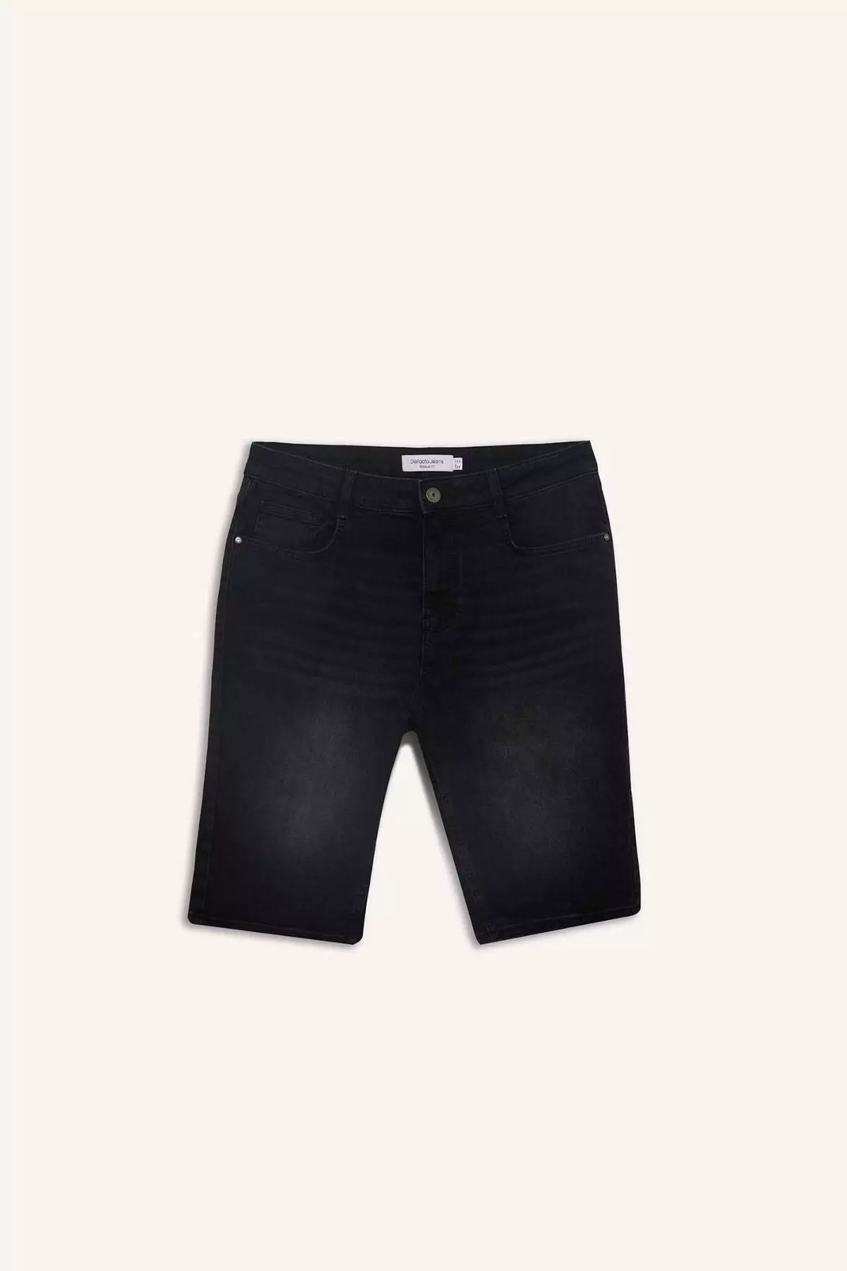 Regular Fit Jean Bermuda Shorts E5979Ax25Sm