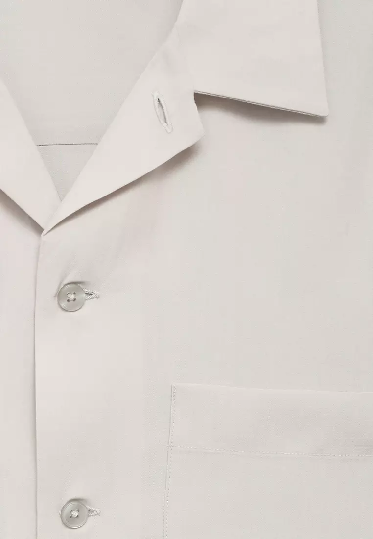 Regular-Fit 100% Tencel Shirt