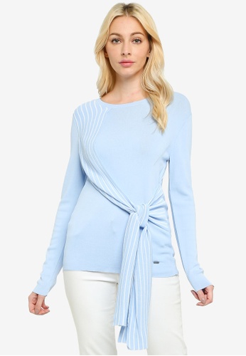 white casual sweater