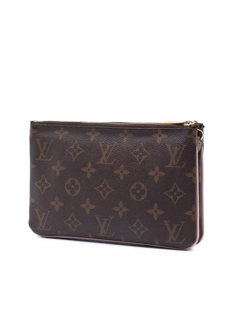 Pre-Loved Louis Vuitton Monogram Blooming Flowers Double Zip Pochette