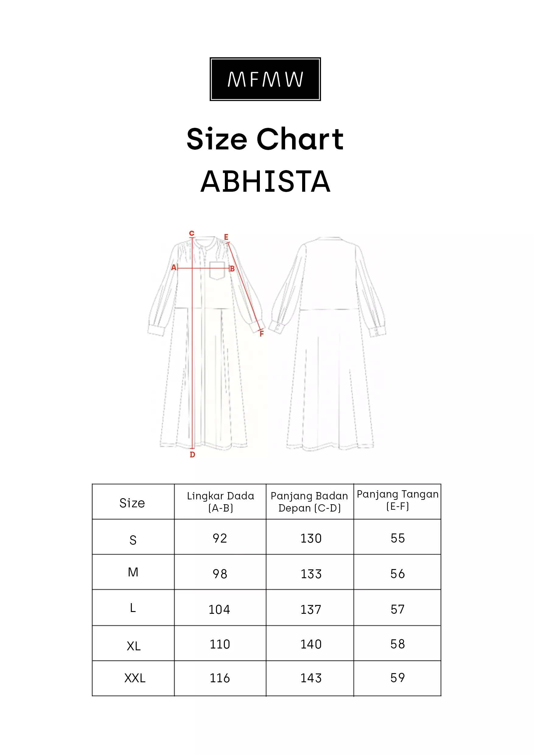 MFMW Abhista Dress Gamis Tosca Motif Bunga