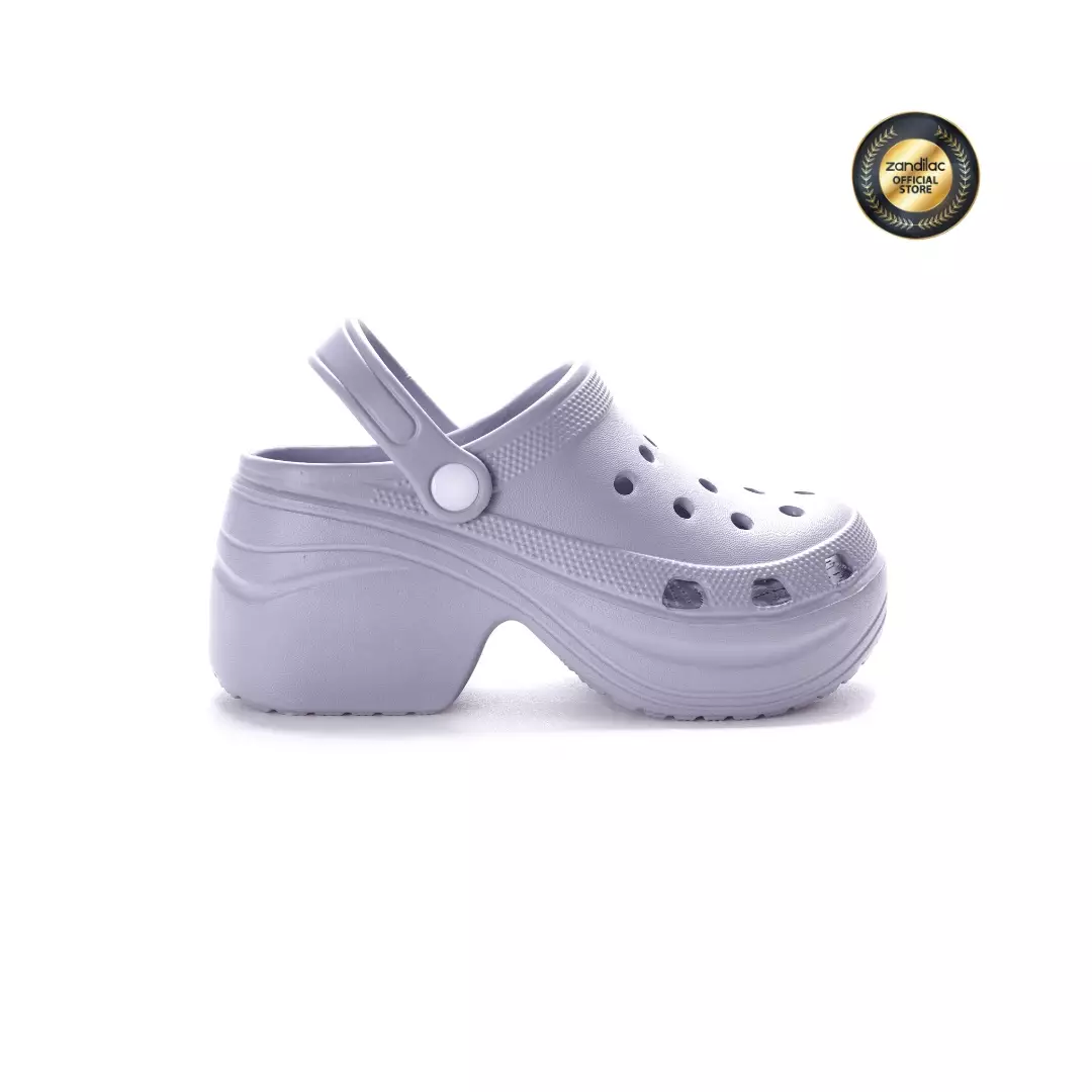 ZANDILAC - SANDAL WANITA DEWASA BZ230142WD - ABU MUDA full karet