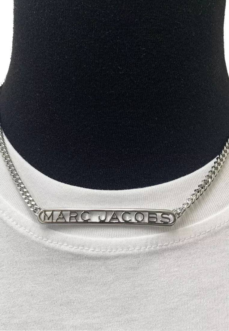 Monogram Chain Necklace in Silver J305M03FA22