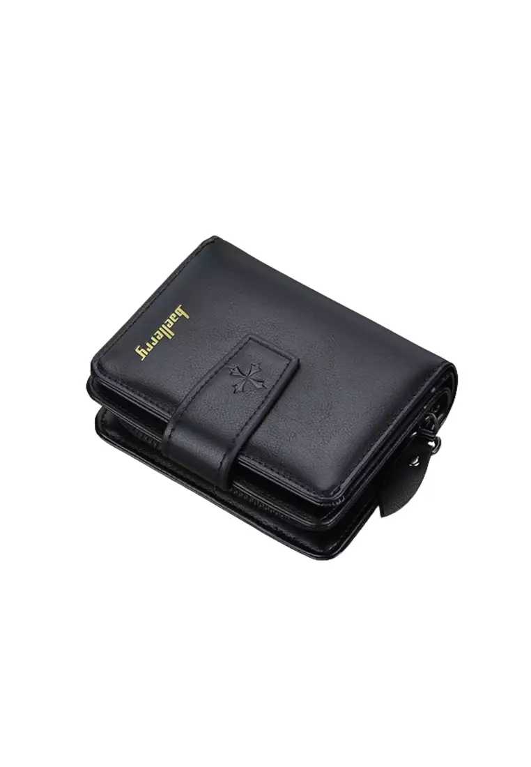 Dompet Pria Wanita Bahan Kulit PU Leather Premium BAEOS