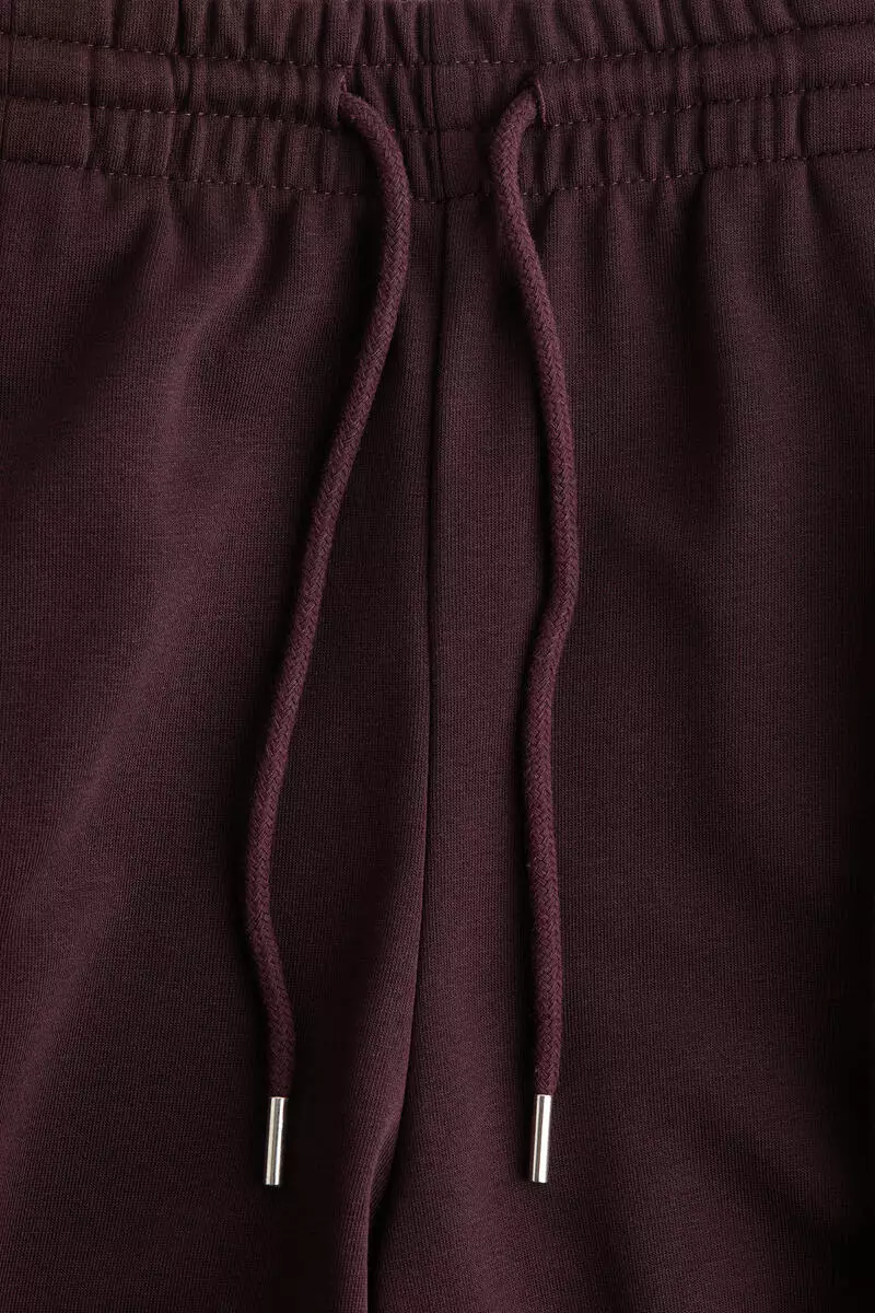 Pleat-detail drawstring trousers
