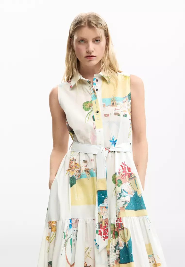Shirt dress postcards