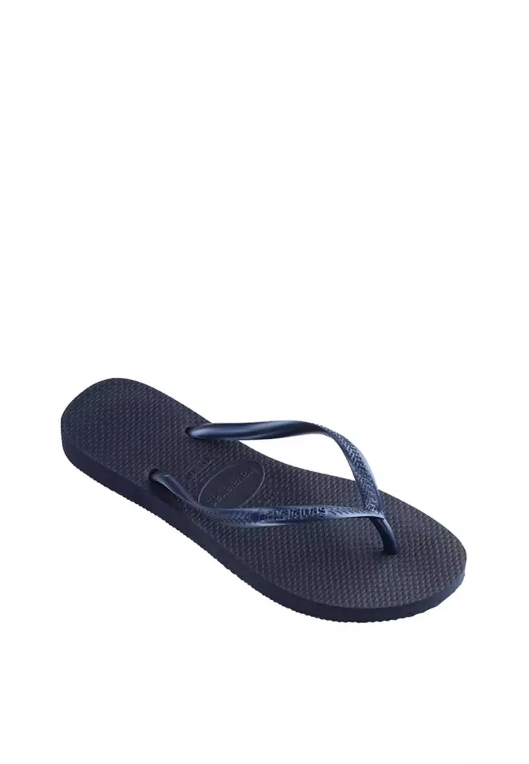 Navy slim havaianas store women's