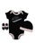 Nike black Nike Girl Newborn's Bodysuit, Beanie & Bootie Set (0 - 6 Months) - Black 84D0EKAF1EEC1AGS_1