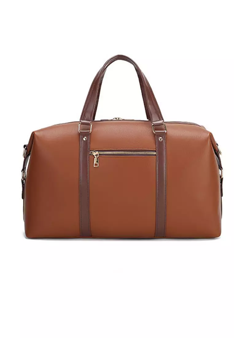 Buy AOKING Leather Travel Duffel Bag 2024 Online ZALORA Philippines