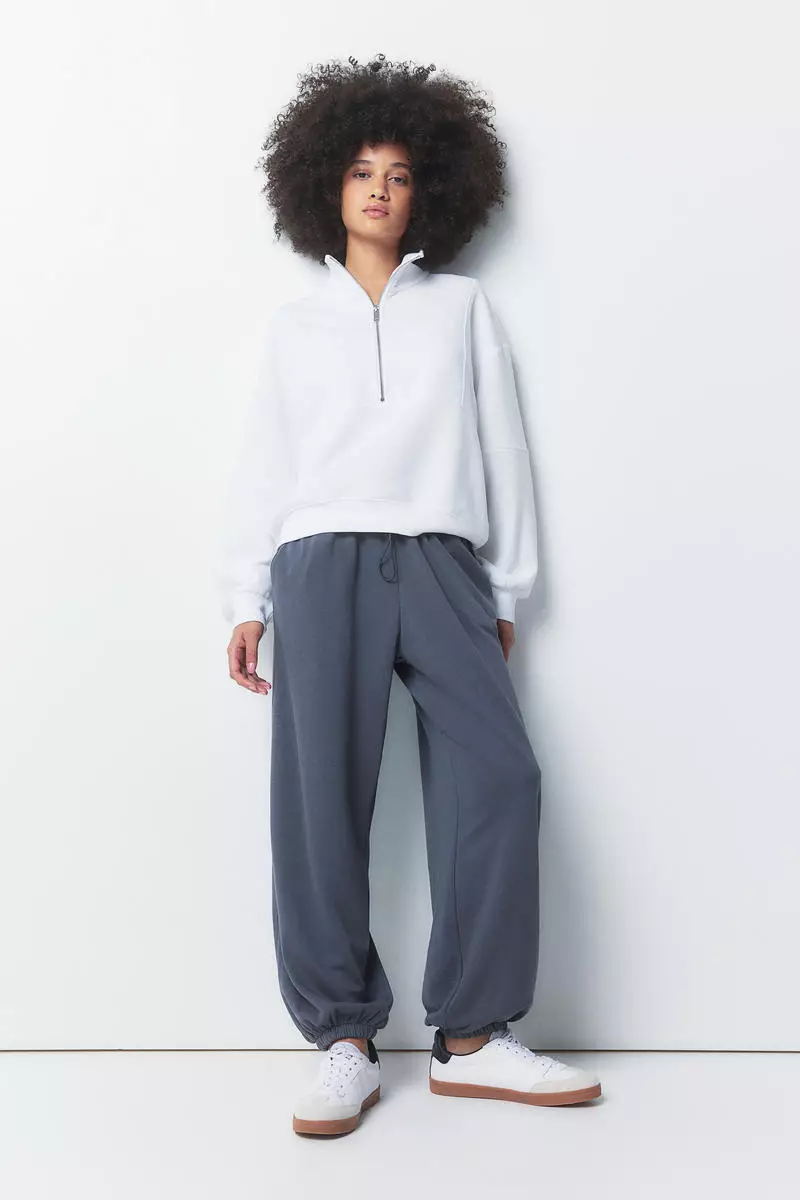 H&m grey tracksuit hot sale