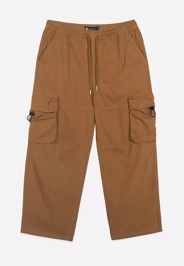 Wide Fit Pull-On Cargo Pants