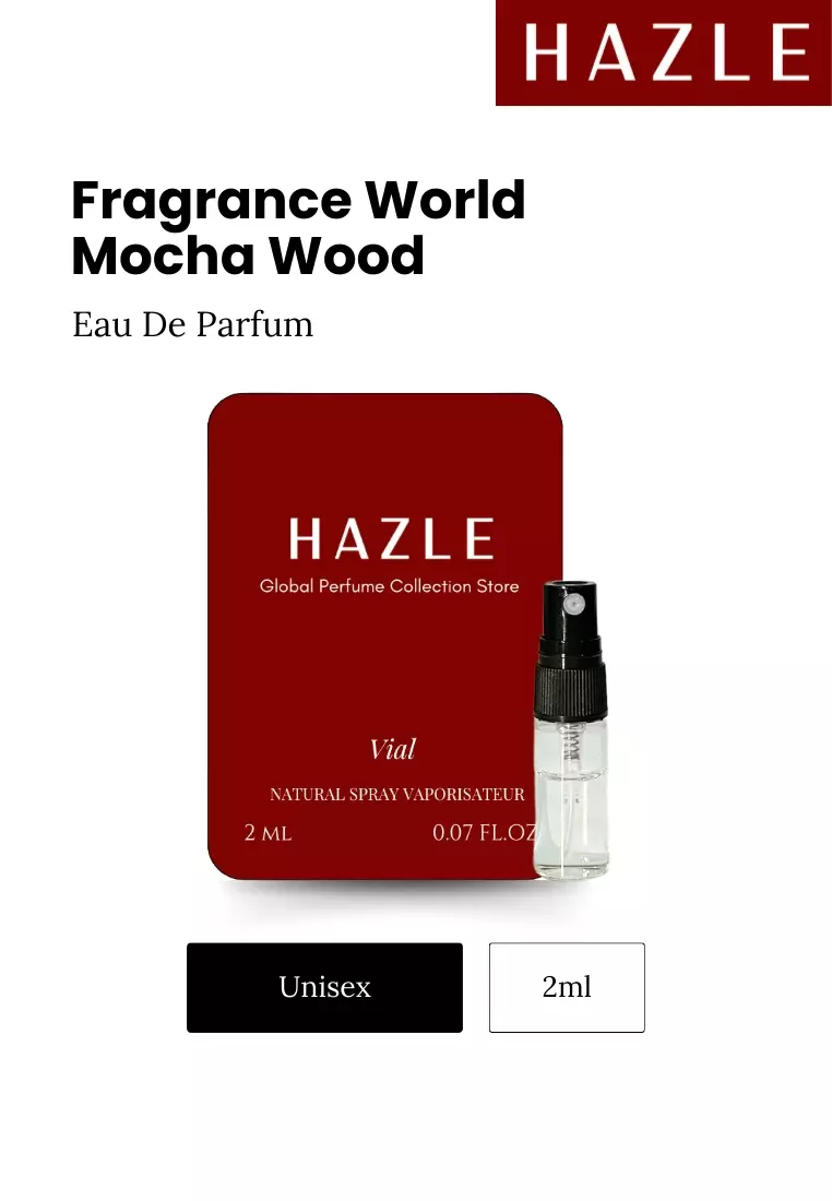 [Vial] Fragrance World Mocha Wood Unisex EDP 2 ml