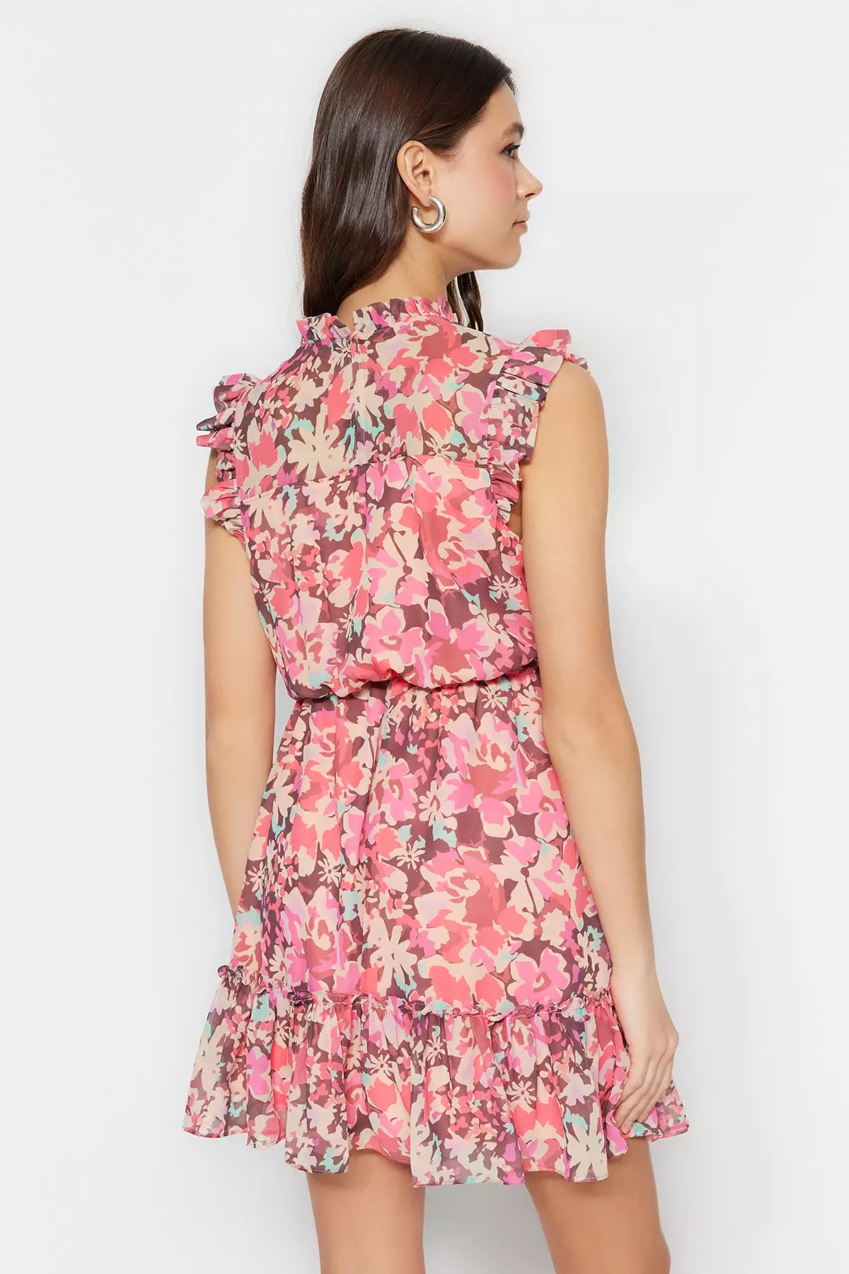 Floral Ruffle Dress
