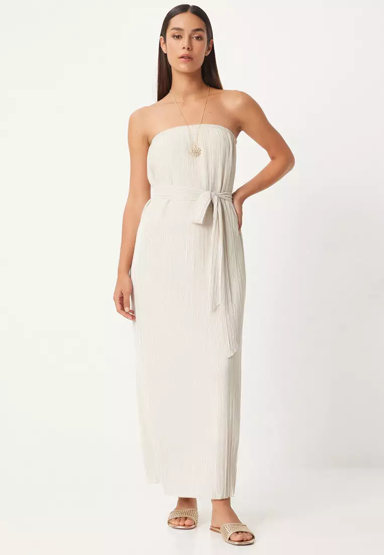 Pleated Maxi Dress