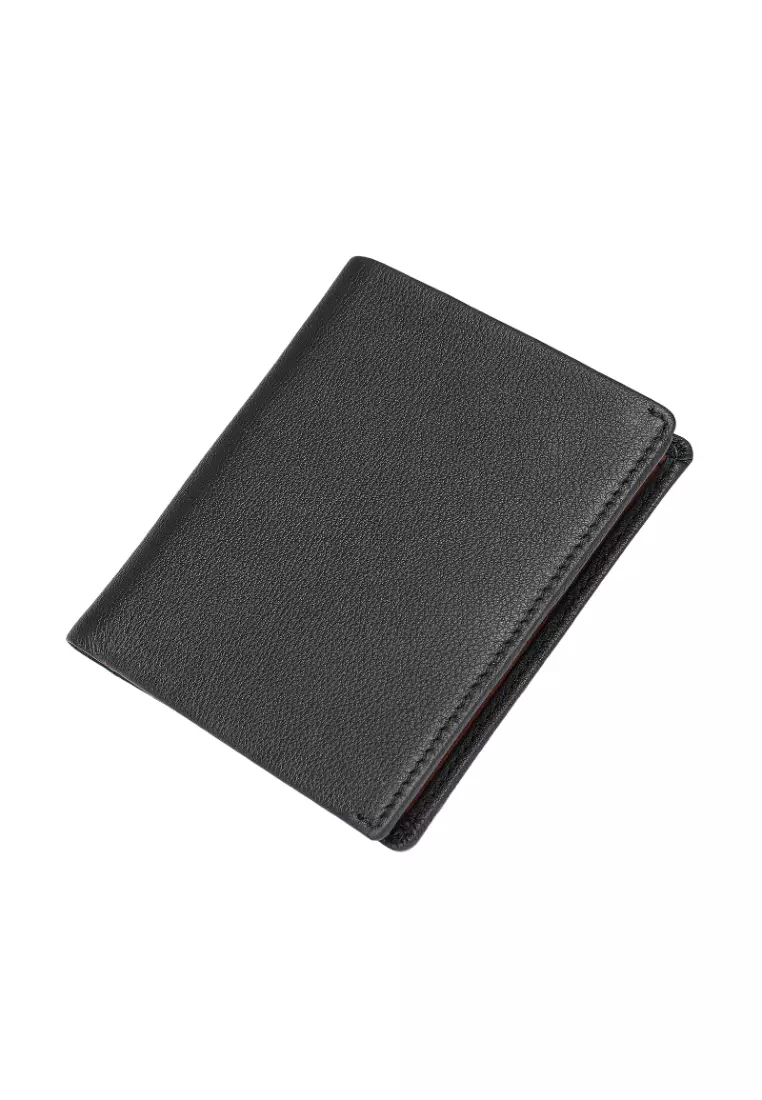 TAOYATAO Lucky Dragon Fish Leather Wallet – First Layer Cowhide, Handmade, Zip-Around, 8 Card Slots, Coin Pocket, Gift For Men & Women