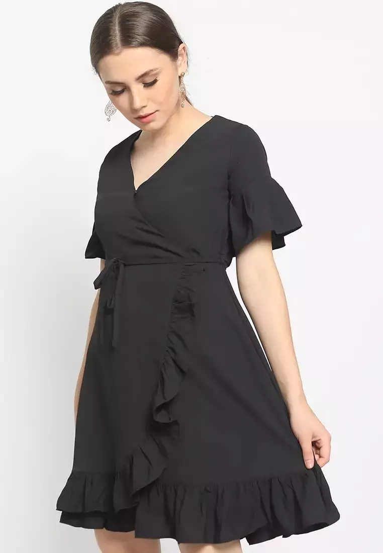 Chanira Giselle Dress-Black
