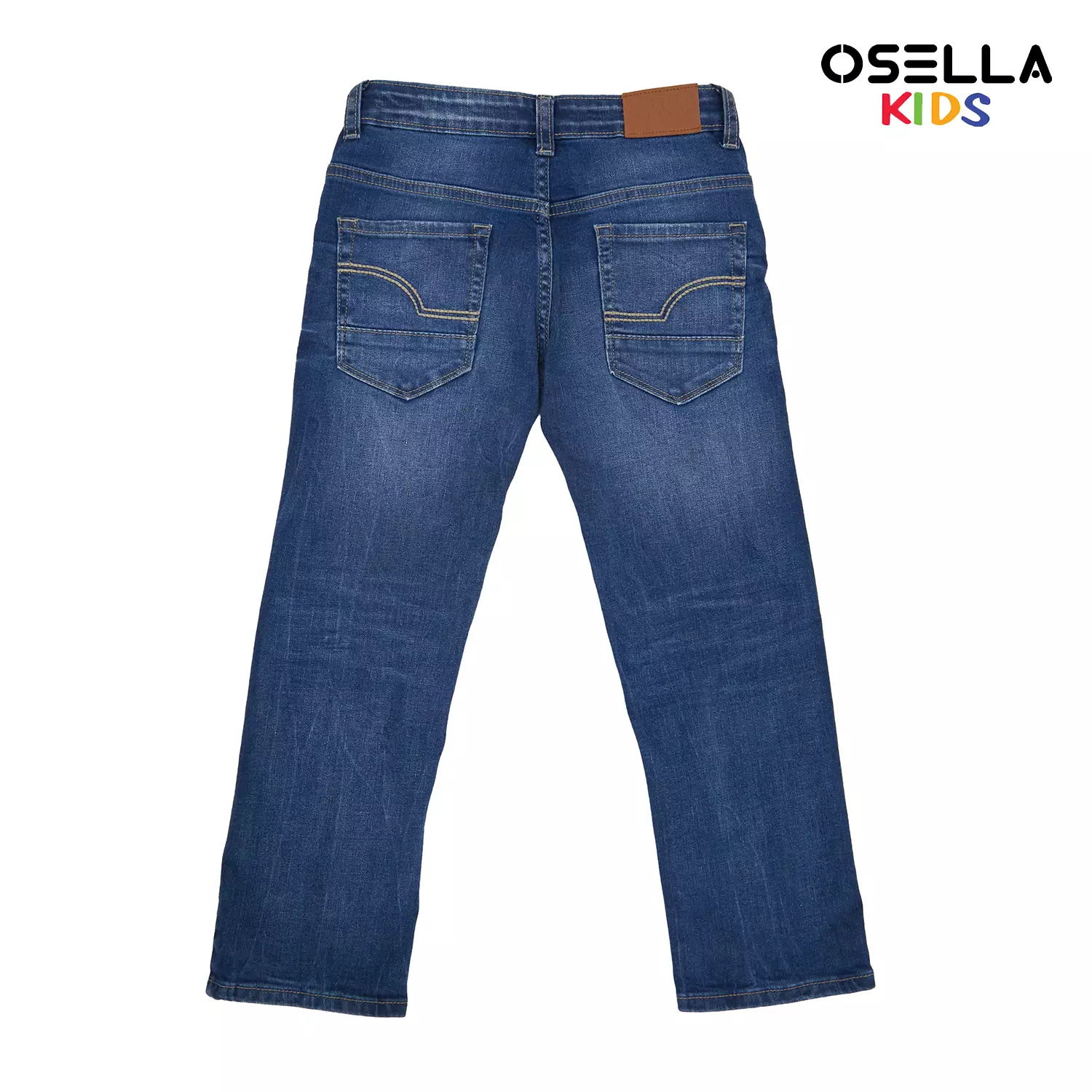 [NEW] Osella Zico Slim FIt Long Pants Denim In Medium Blue Ice Wash 228O5002A2 | Celana Jeans Anak Laki-Laki