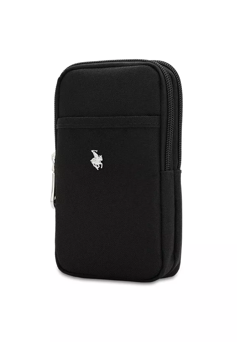 Travel Zip Pouch / Belt Bag - Black