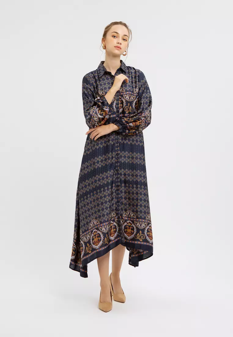 Minimal Gamis Rayana Navy