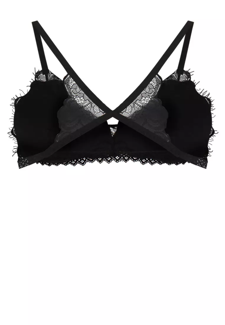 Jual Lavabra Intimates Very Sexy Lace Triangle Bralette Original 2024 Zalora Indonesia