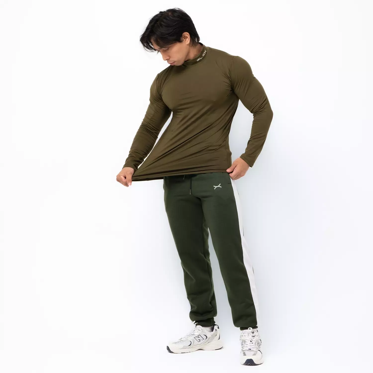 Baselayer Turtleneck Long Sleeves Army Green