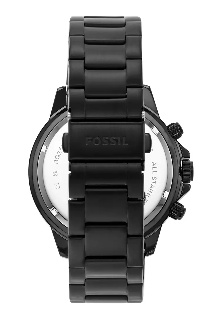 All stainless steel fossil outlet watch