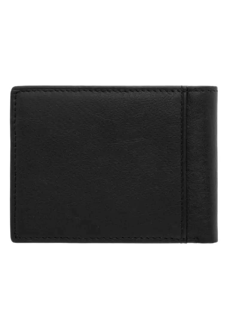 Men's Grain Leather RFID Minimalist Slim Bifold Wallet EWB 40362