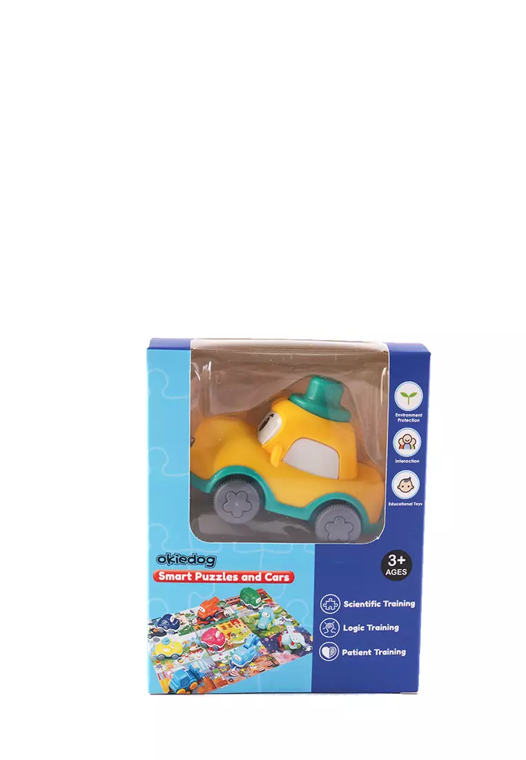 Okiedog Smart Puzzle & Cars City Car- Mainan mobil dan puzzle anak