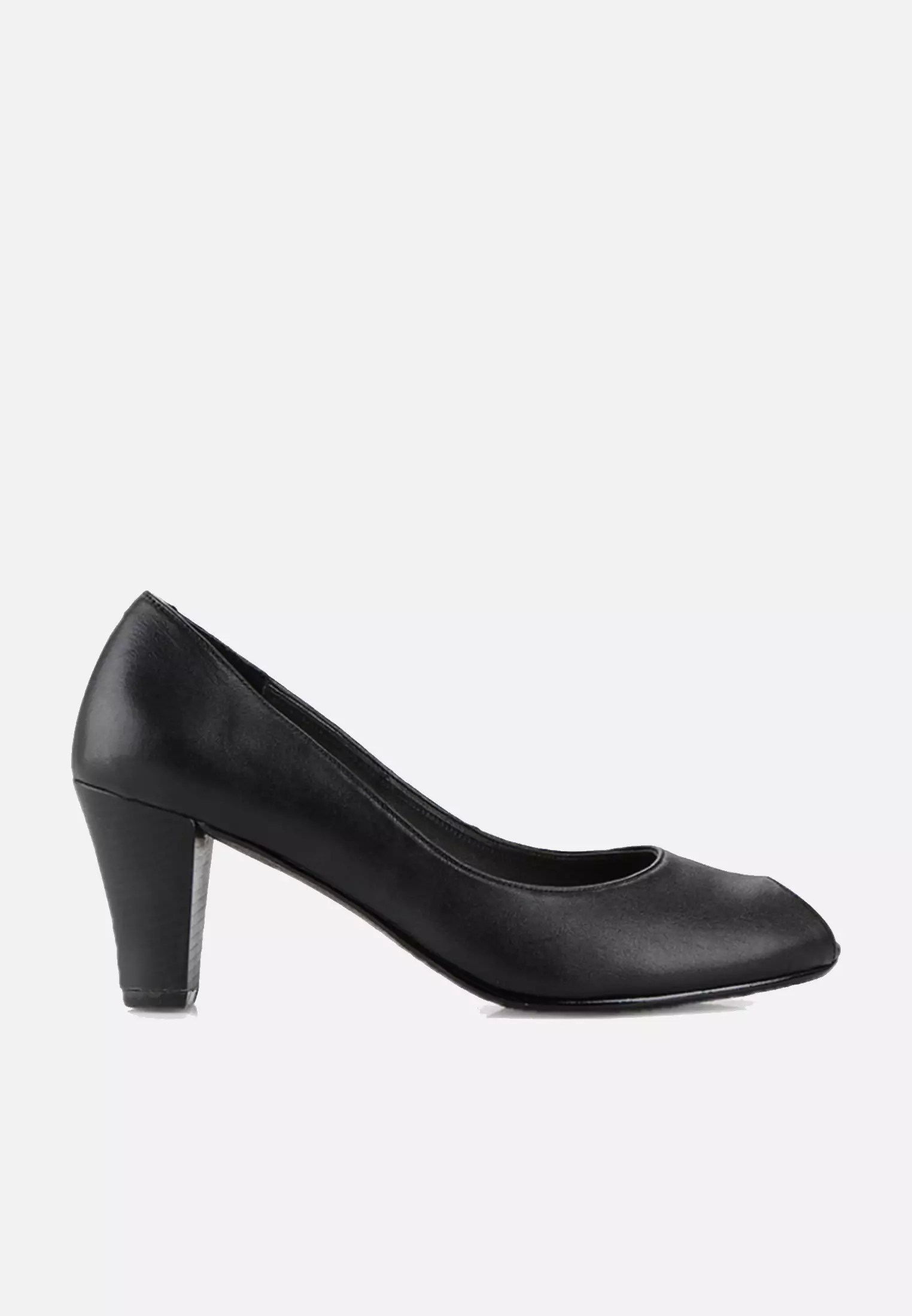 Ziva Women Formal Leather Heels Peep Toe 6cm