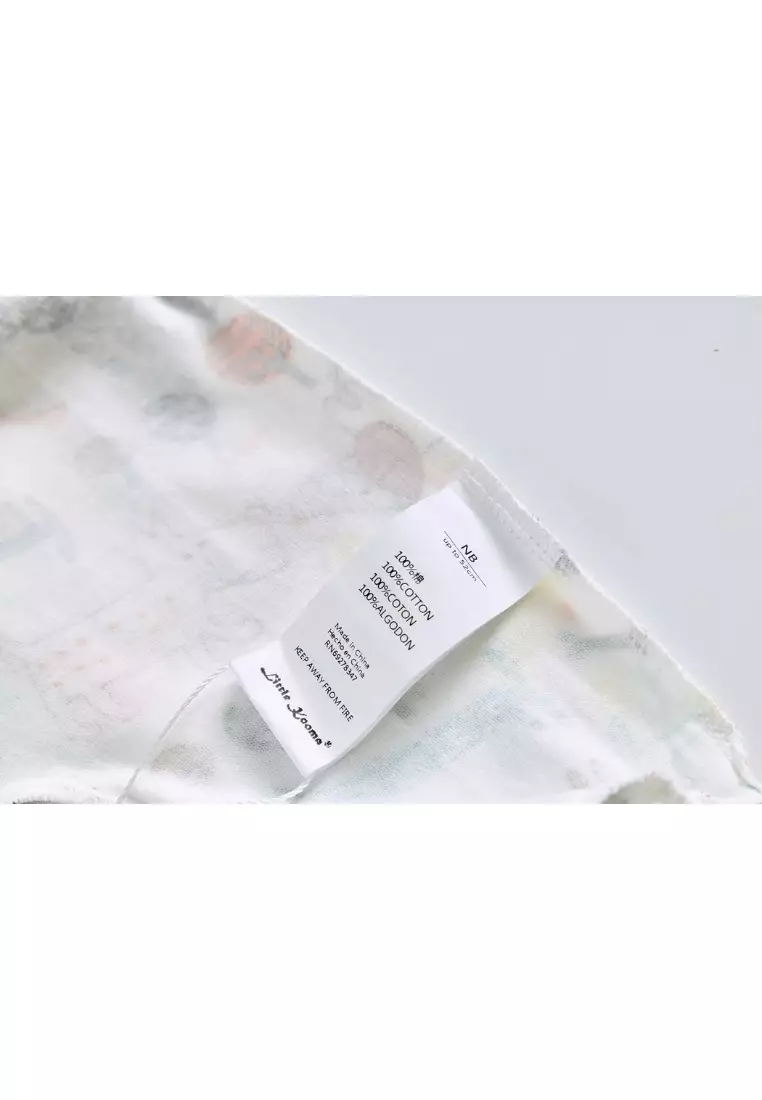 嬰兒男孩棉花連體睡衣 小狗造型連體衣