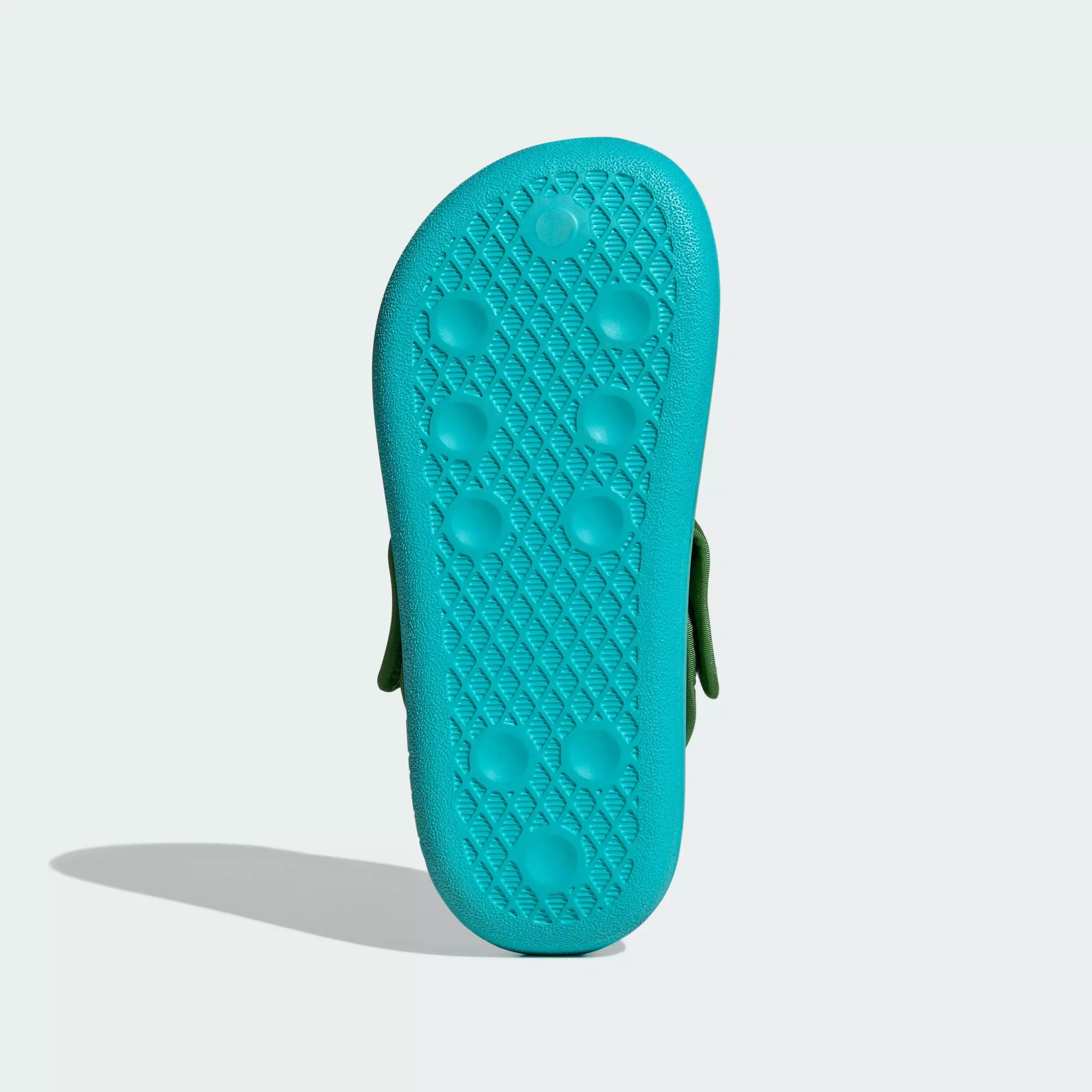 Lifestyle Adifom Adilette X Minecraft Slides Kids Unisex Turquoise JQ6470