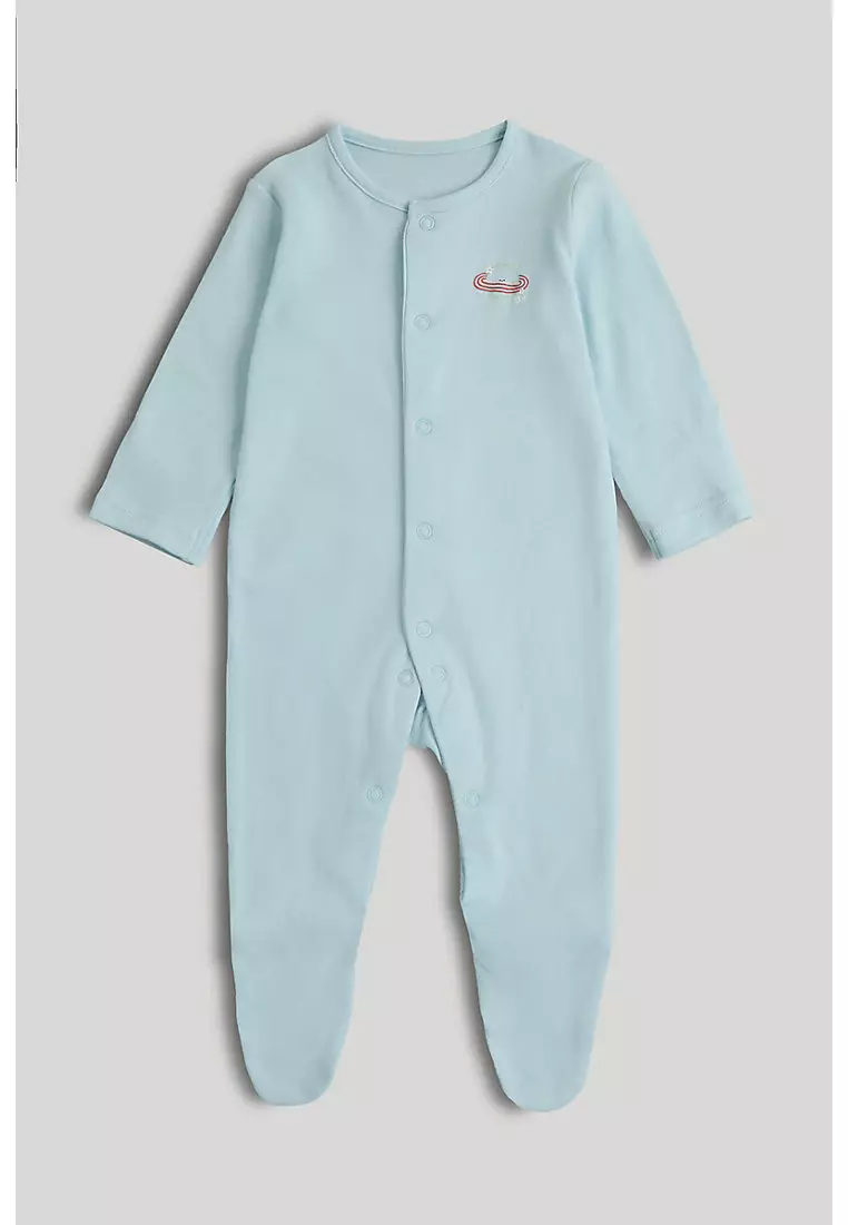 3 Pack Space Sleepsuits