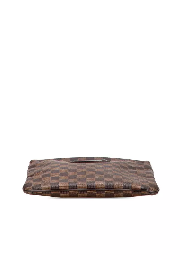 Pre-Loved Louis Vuitton Damier Ebene Brooklyn Pochette