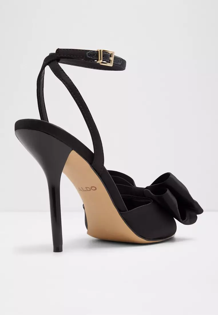 Aldo black heeled sandals hot sale