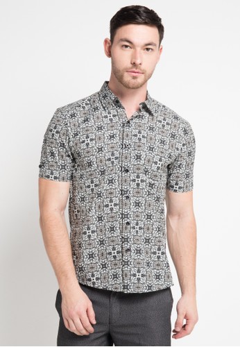 Jual YEGE  Short Sleeve Print Shirt Original ZALORA 