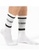 MOROTAI white Varsity Striped Socks  D995EAA23F5B0CGS_4