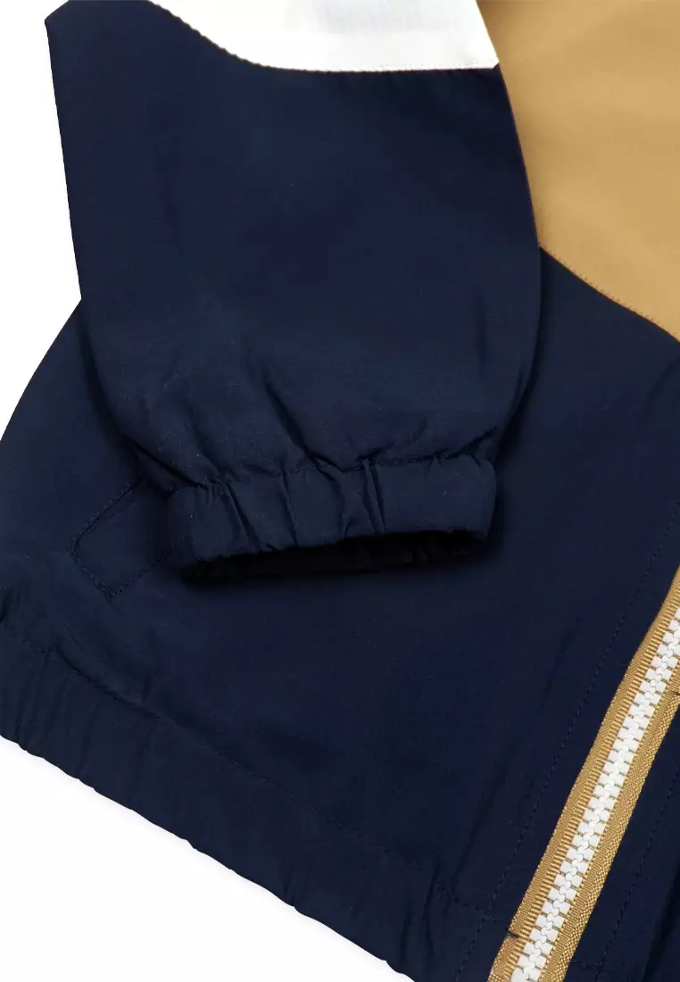 Boys Jacket With Hood And Print Details