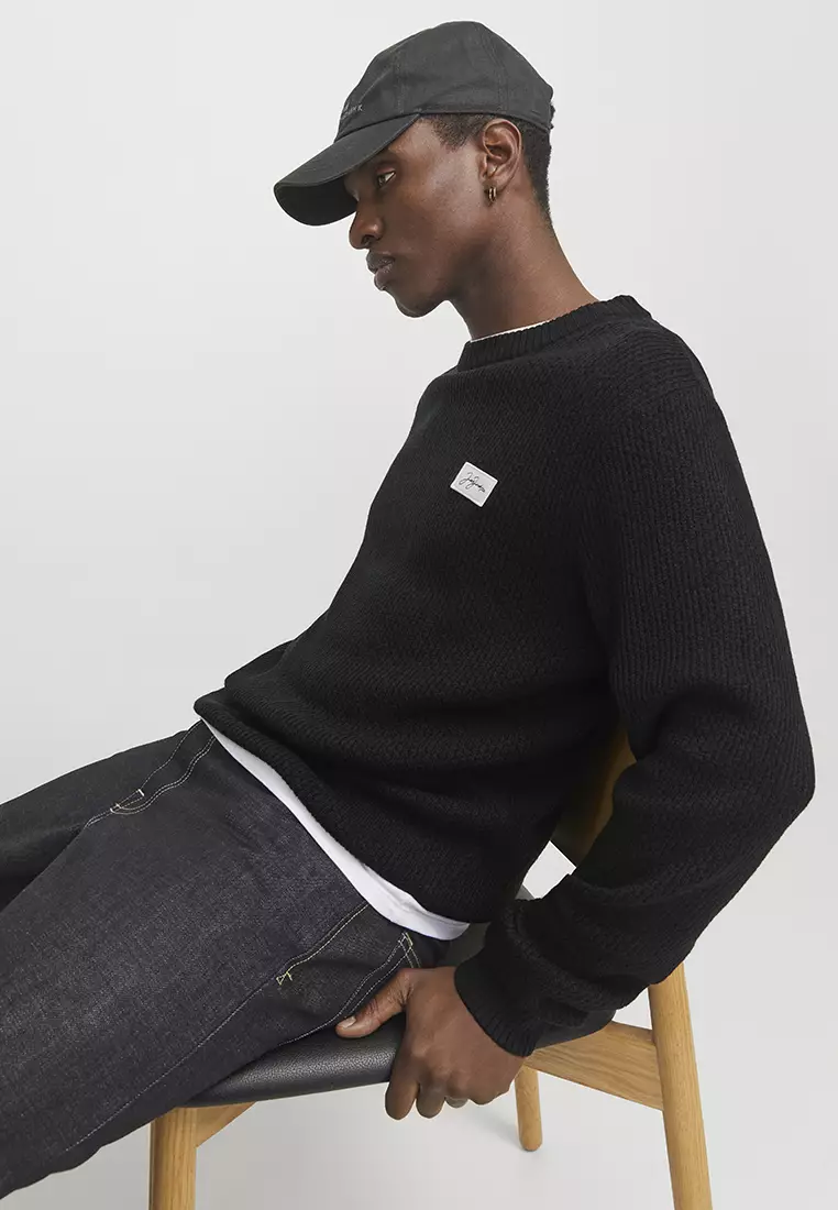 Portland Badge Knit Sweatshirt