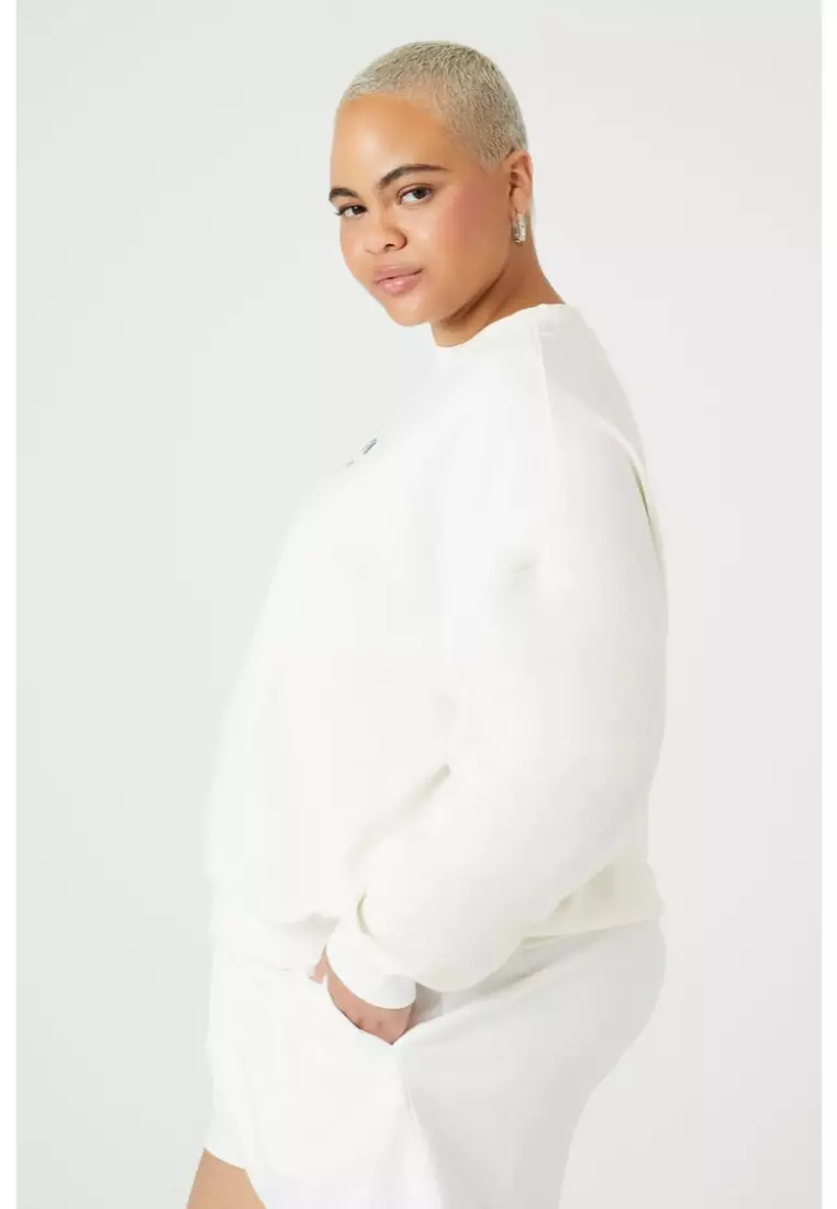 Forever 21 white sweatshirt store