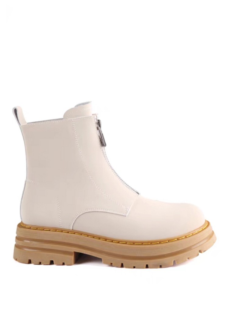 VANSA Front Zip Platform Martin Boots VSW-B8172
