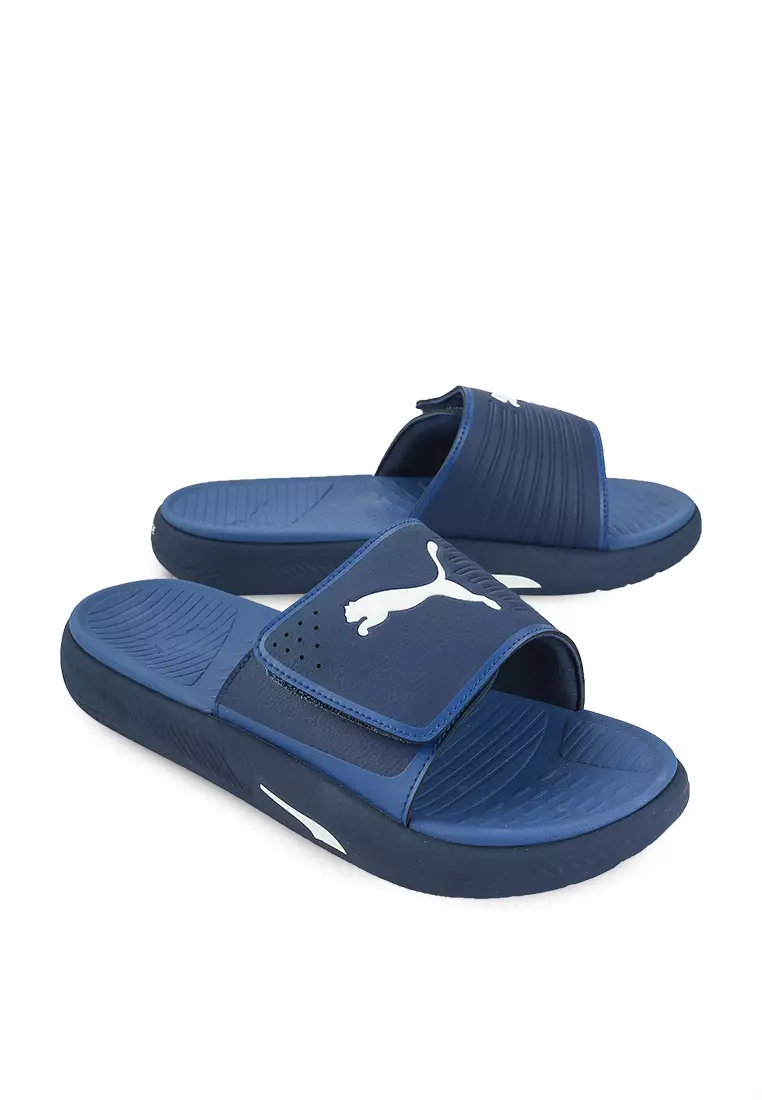 Puma slides womens store blue