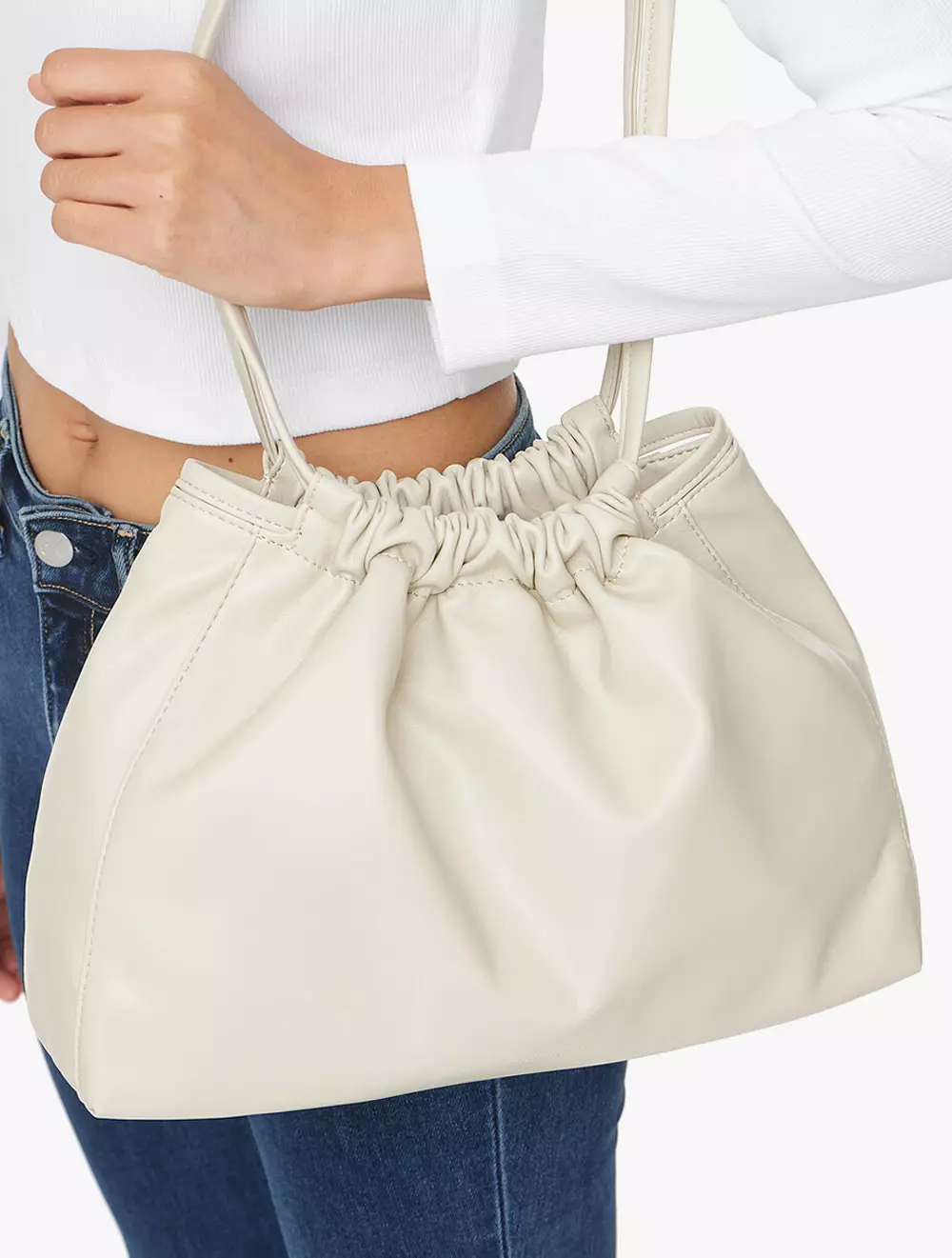CK Jeans■(W) Drawstring Shoulder Bag ■送料込 Jual Calvin Klein Calvin Klein Jeans Accessories - CKJ