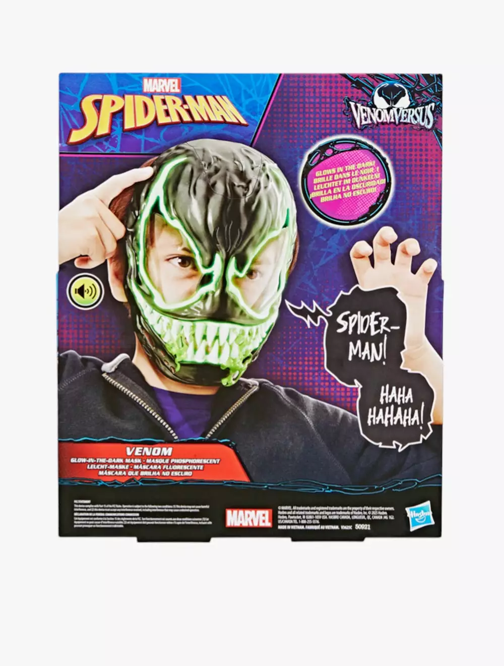 Marvel Spider-Man VenomVersus Venom Glow-In-The-Dark Mask - AVSG1828