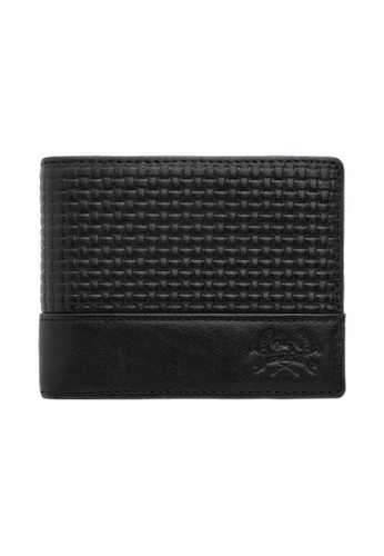 LancasterPolo black LancasterPolo Men's Top Grain Leather Bi-Fold Wallet with Coin Pocket PWB 20356 A 33731AC4F1CCB6GS_1